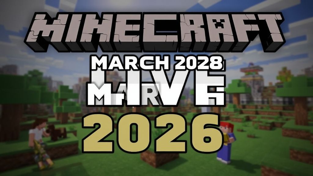 《我的世界》2026三月直播盛会：地下城2官宣、主题公园计划首曝